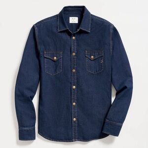 Billy Reid-Shoals Denim Shirt(Double Dye) ***Slim Fit***